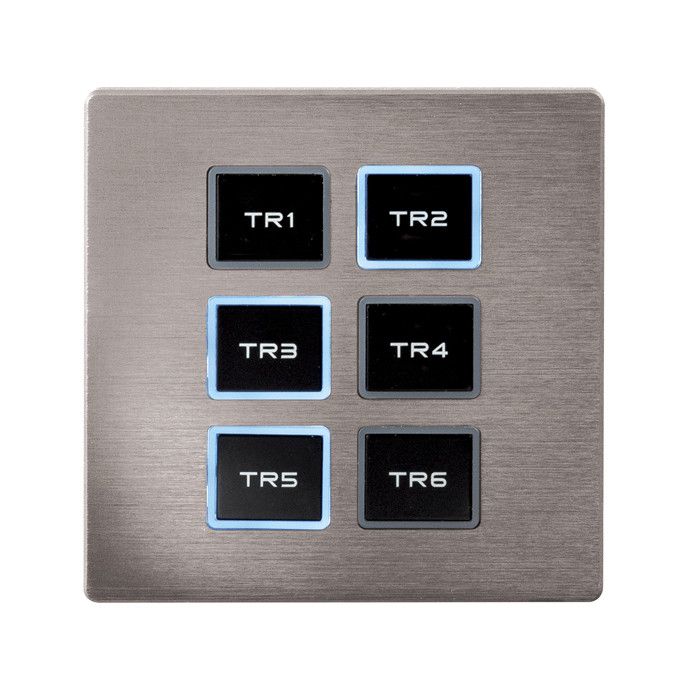 Showtec Wandpaneel afstandsbediening voor TR-512 Install/Pocket zilver