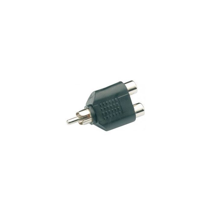 Verloop: 1x RCA - 2x RCA contra