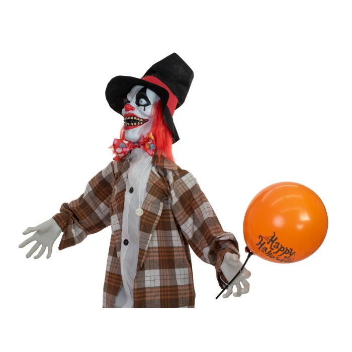 EUROPALMS Halloween Figure Clown Hatty, animated, 185cm