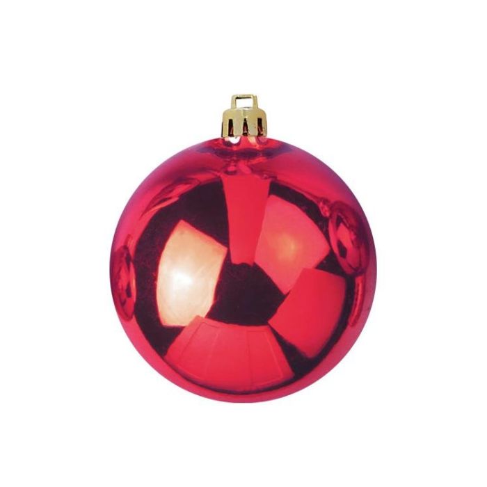EUROPALMS Kerst Bal 20cm rood 