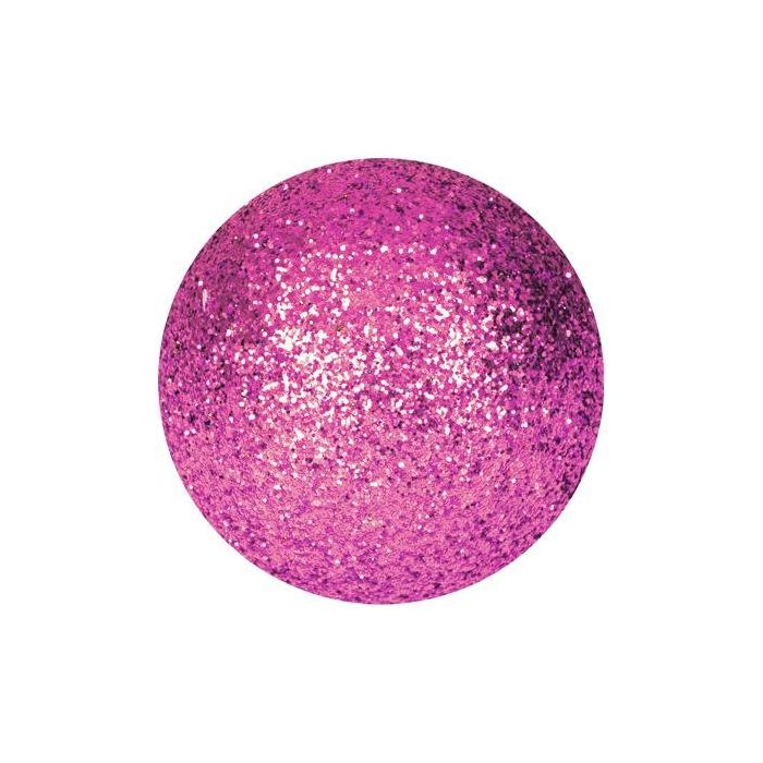 EUROPALMS Deco Ball 3,5cm, roze, glitter 48x