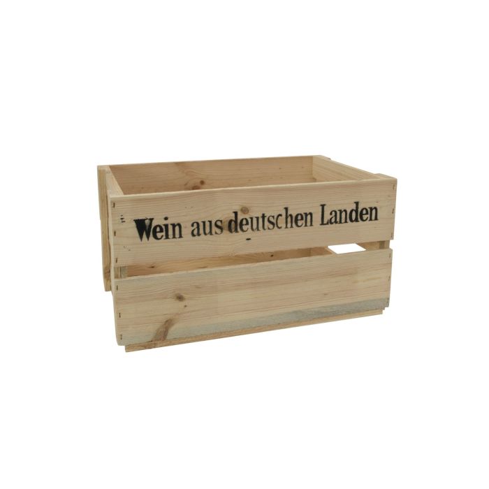 EUROPALMS Wine Crate natural / wijn krat of kist 