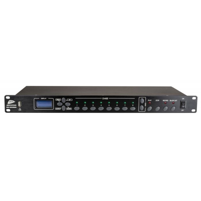 JB Systems DMX RECORDER Gebruiksvriendelijke DMX-recorder voor het eenvoudig afspelen van uw gemaakte lichtshow