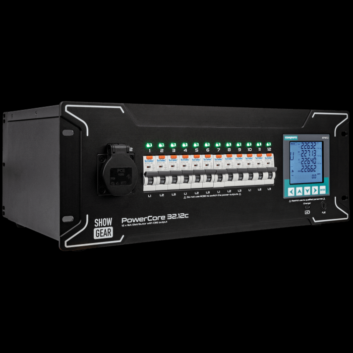 Showgear PowerCore 32.12c 1+ 11x CEE 16A