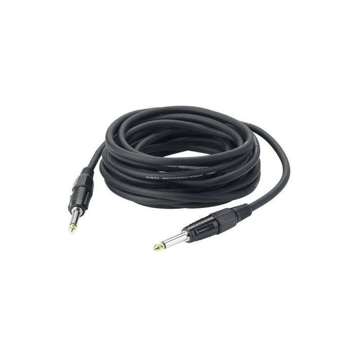 DAP FL066 - Jack mono naar Jack mono 6 m with Golden Tip