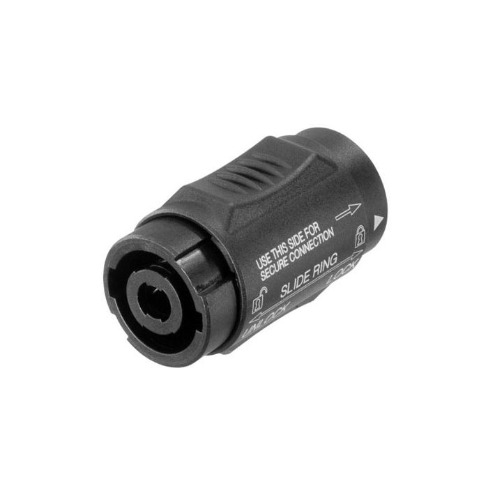 Neutrik vergrendelde koppeling voor speakon kabels te verlengen  NL2/4F 4P 