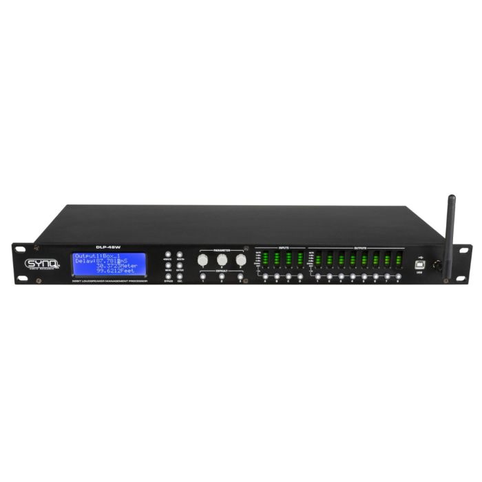 SYNQ DLP-48W Professionele digitale processor voor luidsprekerbeheer.