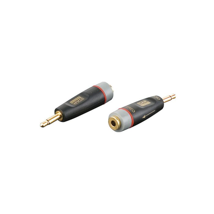 XGA07 - Mini Jack Male mono naar stereo Mini Jack Female verloop